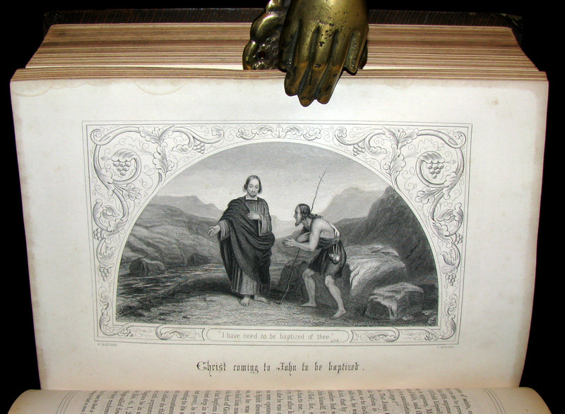 1850 Illustrated Book - The Pilgrim's Progress, The Holy War, & Other Selected Works of John Bunyan.