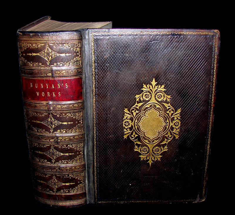 1850 Illustrated Book - The Pilgrim's Progress, The Holy War, & Other Selected Works of John Bunyan.