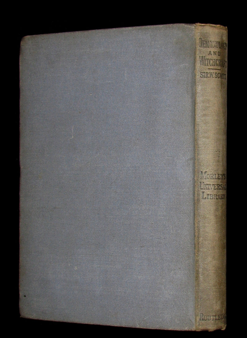 1885 Rare Edition  - Demonology & Witchcraft - WITCHES & FAIRIES by Sir Walter Scott.