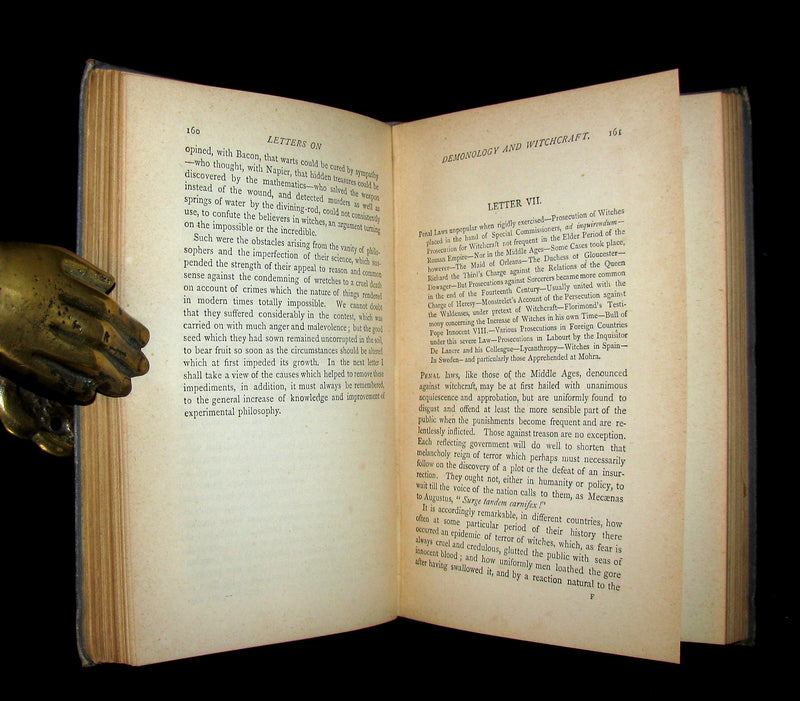 1885 Rare Edition  - Demonology & Witchcraft - WITCHES & FAIRIES by Sir Walter Scott.