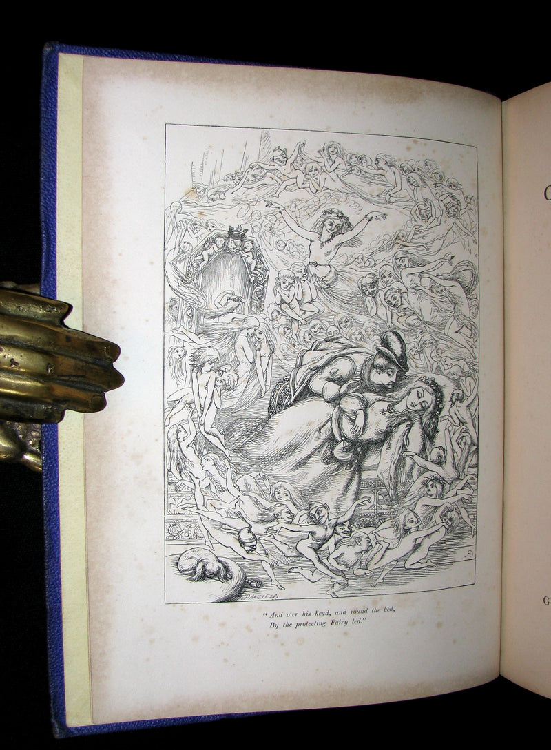 1866 Scarce Book - An Old Fairy Tale Told Anew (The Sleeping Beauty) with illustrations by Doyle.