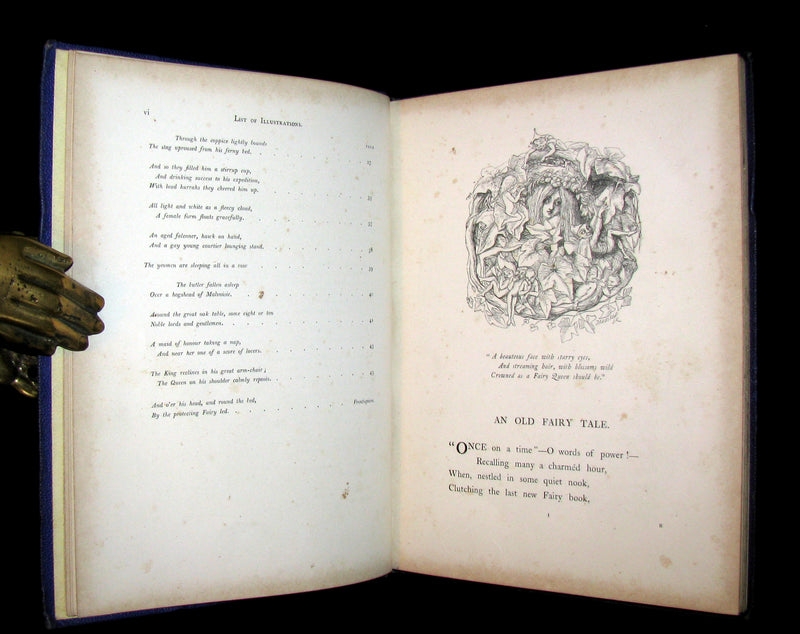 1866 Scarce Book - An Old Fairy Tale Told Anew (The Sleeping Beauty) with illustrations by Doyle.