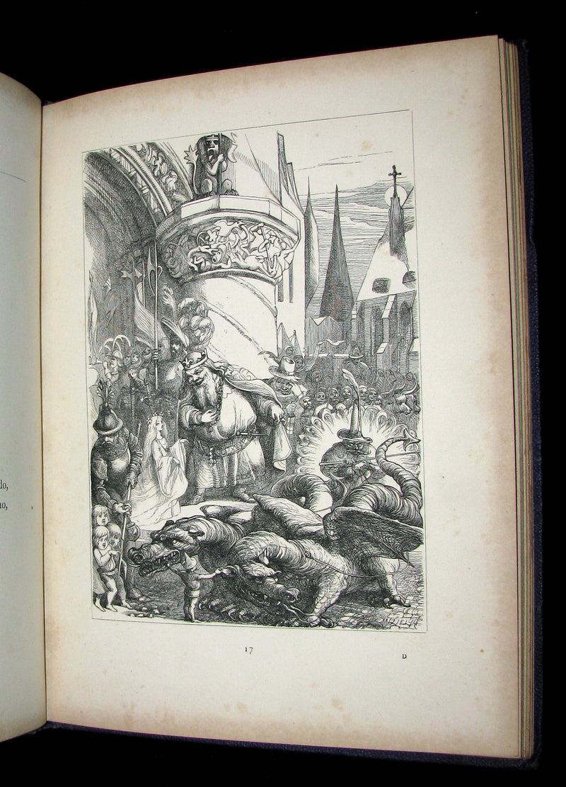 1866 Scarce Book - An Old Fairy Tale Told Anew (The Sleeping Beauty) with illustrations by Doyle.