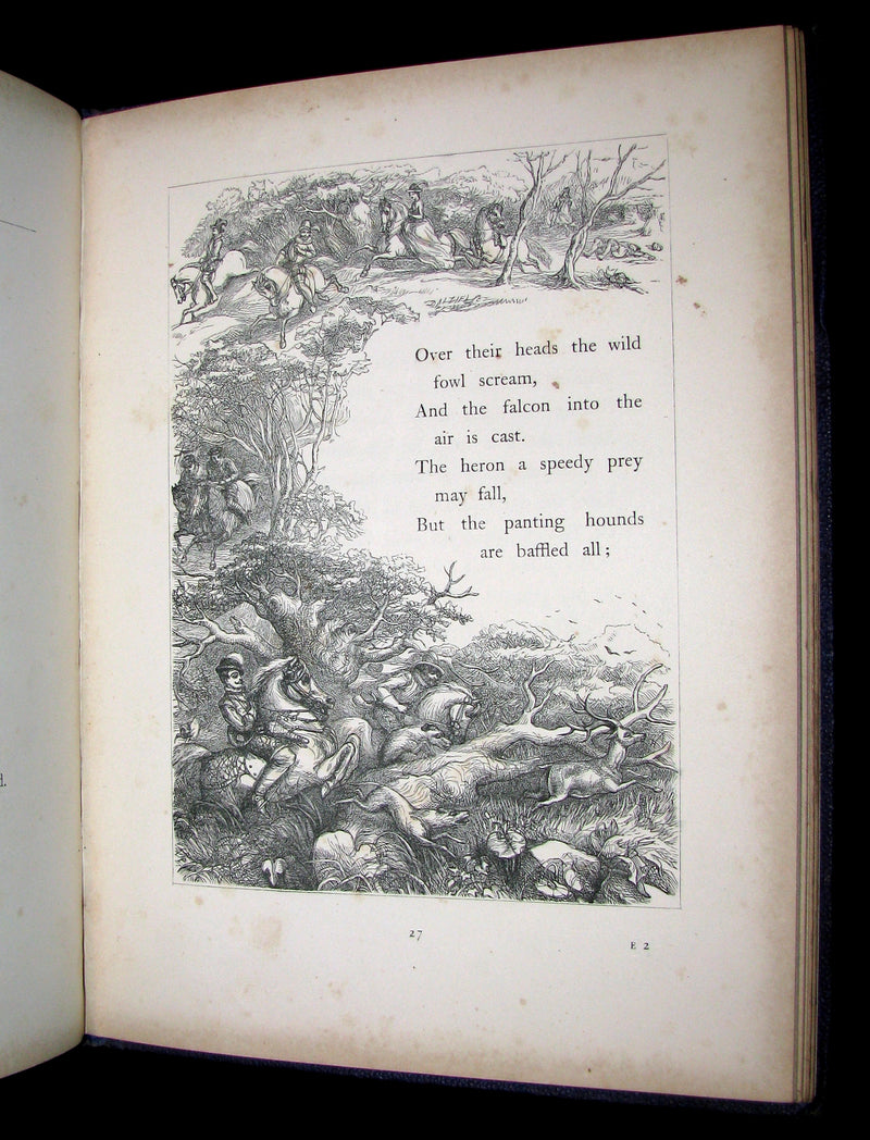 1866 Scarce Book - An Old Fairy Tale Told Anew (The Sleeping Beauty) with illustrations by Doyle.