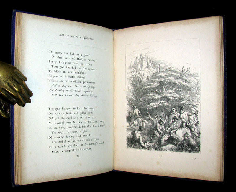 1866 Scarce Book - An Old Fairy Tale Told Anew (The Sleeping Beauty) with illustrations by Doyle.