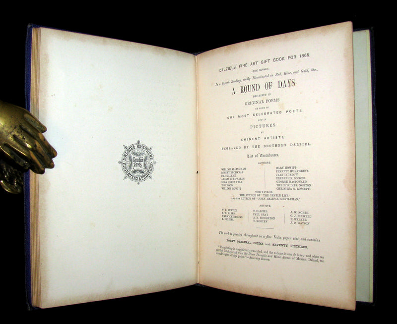 1866 Scarce Book - An Old Fairy Tale Told Anew (The Sleeping Beauty) with illustrations by Doyle.