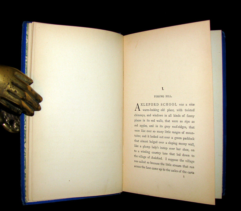 1880 Scarce Victorian Book - The Boys of Axleford by Charles Camden. Illustrated.