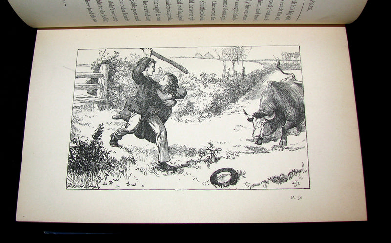 1880 Scarce Victorian Book - The Boys of Axleford by Charles Camden. Illustrated.