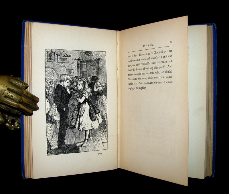 1880 Scarce Victorian Book - The Boys of Axleford by Charles Camden. Illustrated.