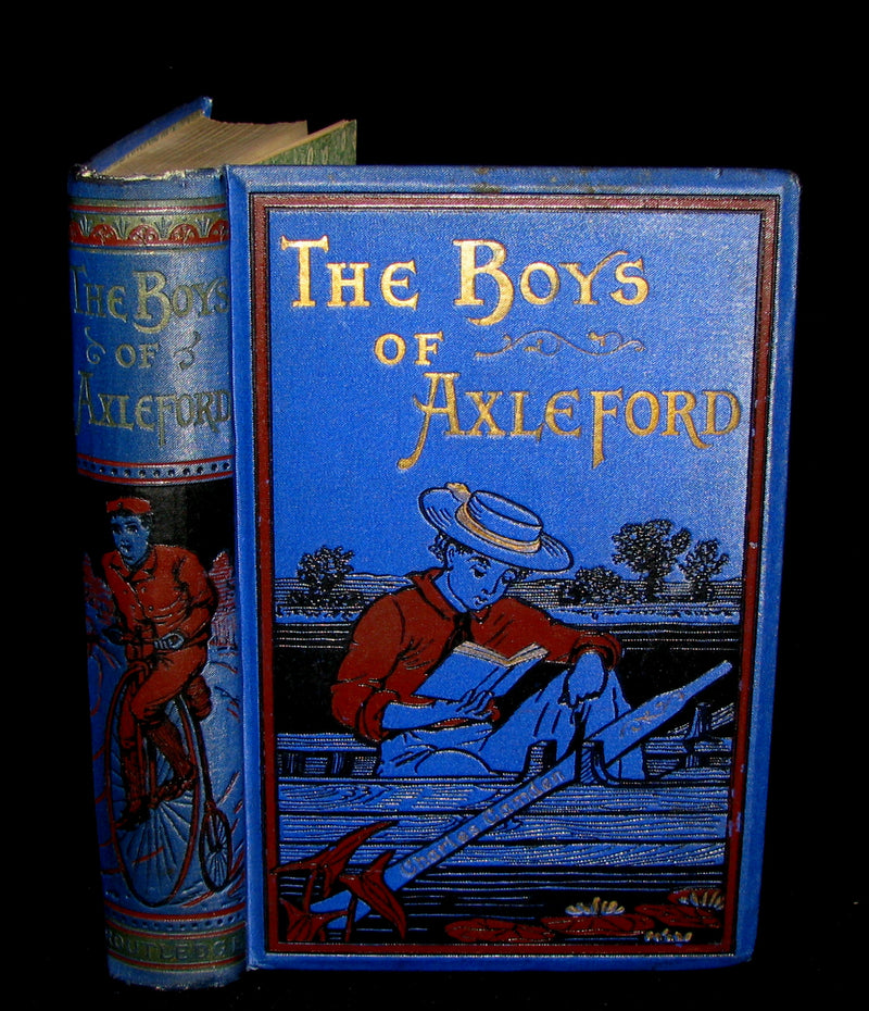 1880 Scarce Victorian Book - The Boys of Axleford by Charles Camden. Illustrated.