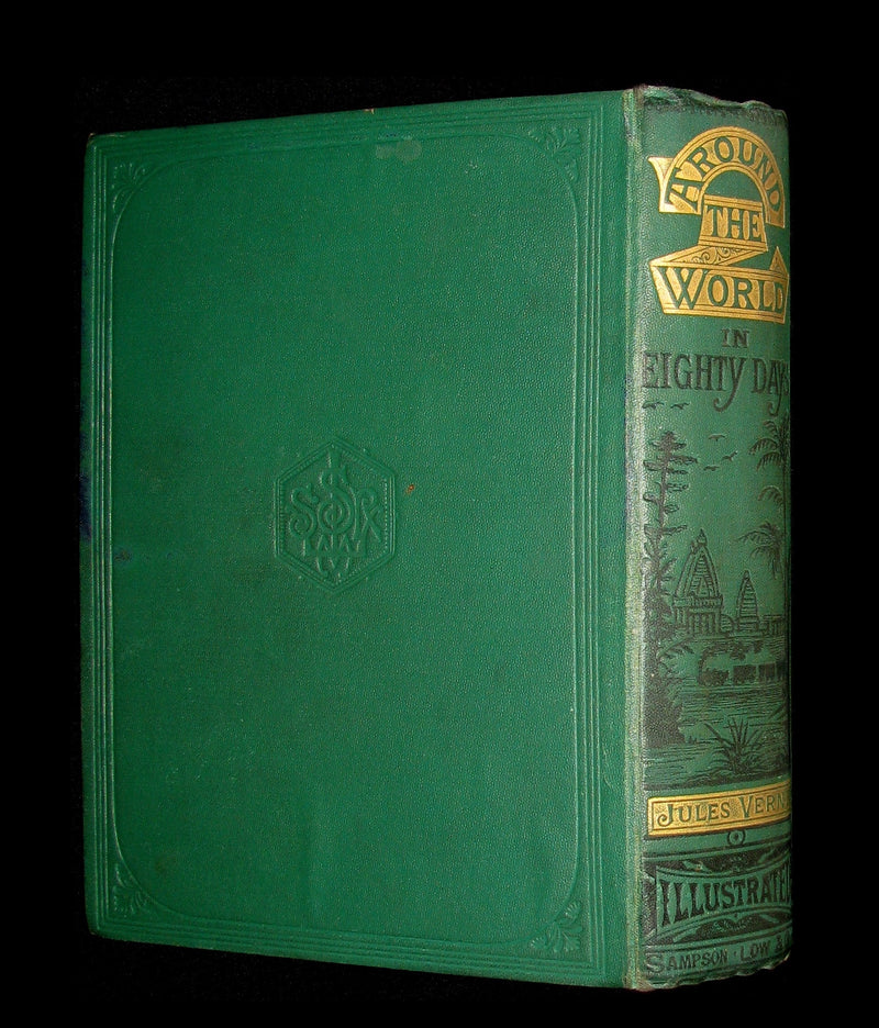 1892 Scarce Edition - Jules Verne - Around the World in Eighty Days.