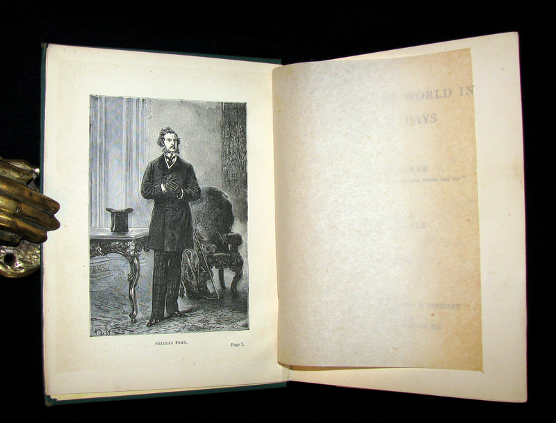 1892 Scarce Edition - Jules Verne - Around the World in Eighty Days.
