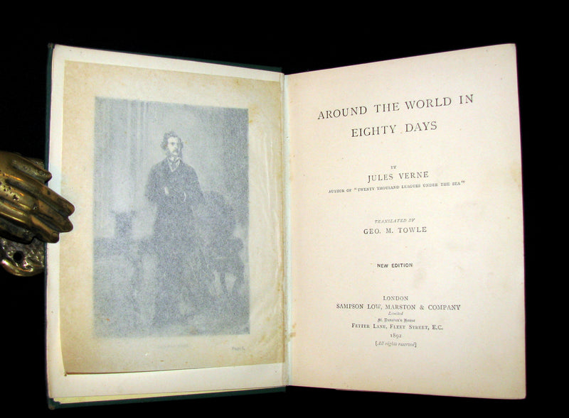 1892 Scarce Edition - Jules Verne - Around the World in Eighty Days.