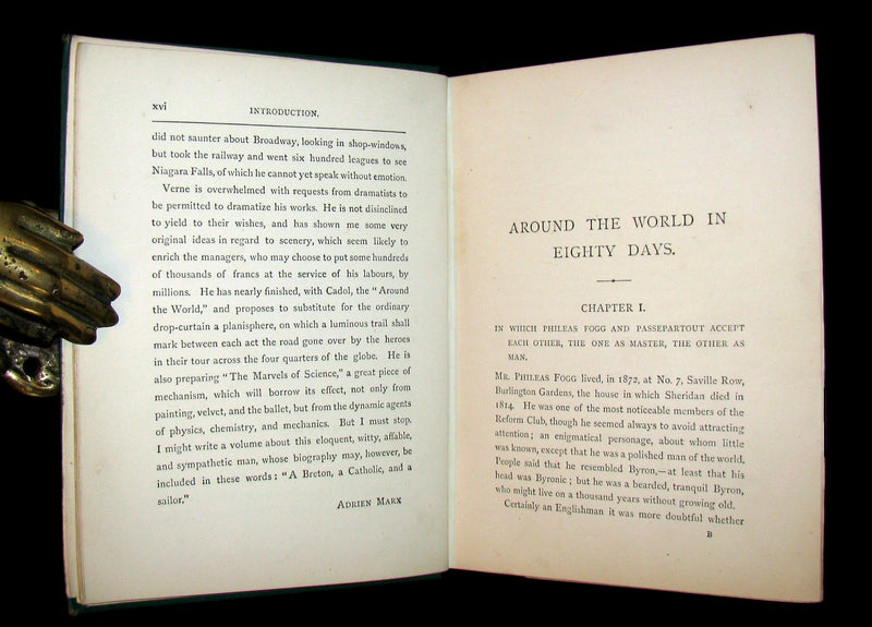 1892 Scarce Edition - Jules Verne - Around the World in Eighty Days.