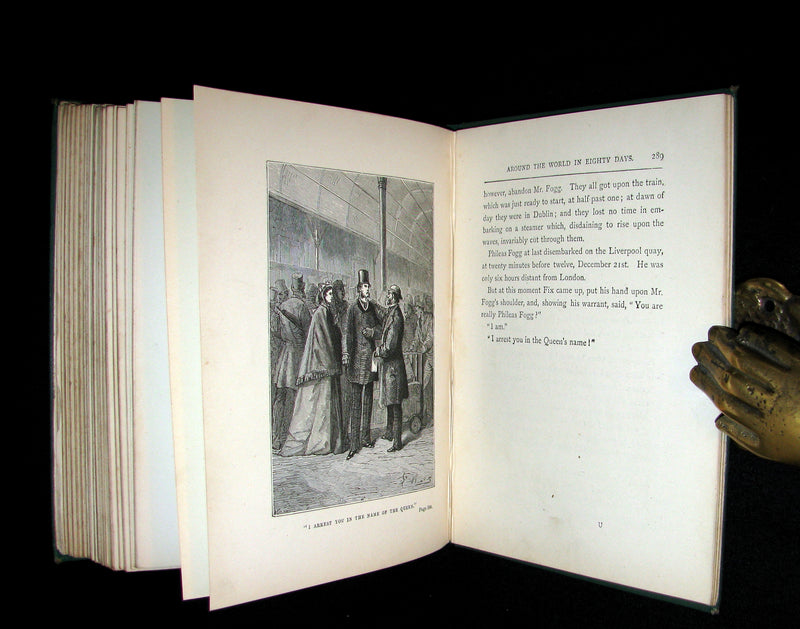 1892 Scarce Edition - Jules Verne - Around the World in Eighty Days.