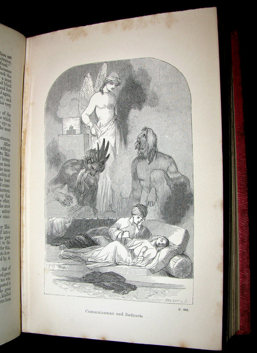 1855 Rare Book - The Arabian Nights Entertainments Illustrated by William Harvey.