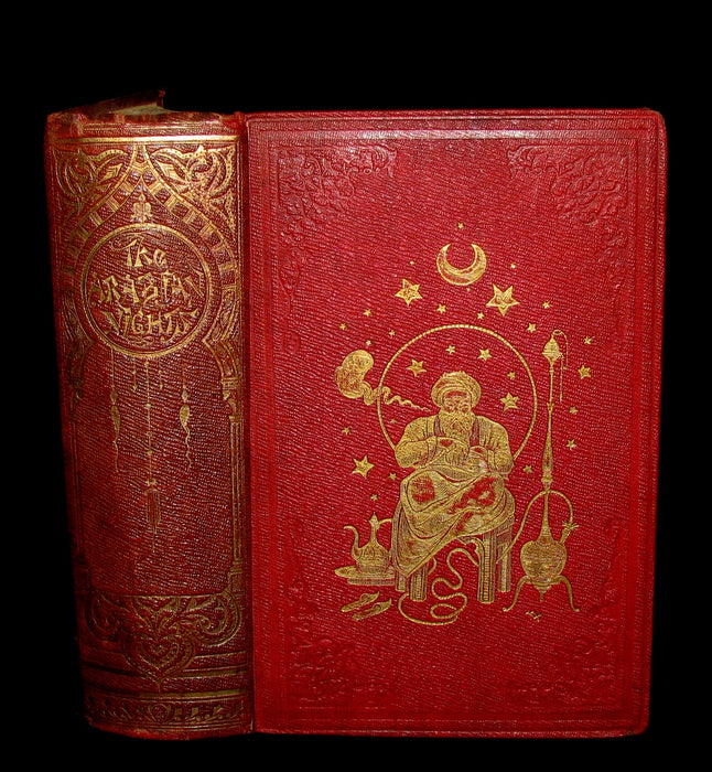 1855 Rare Book - The Arabian Nights Entertainments Illustrated by William Harvey.