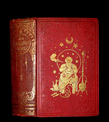 1855 Rare Book - The Arabian Nights Entertainments Illustrated by William Harvey.
