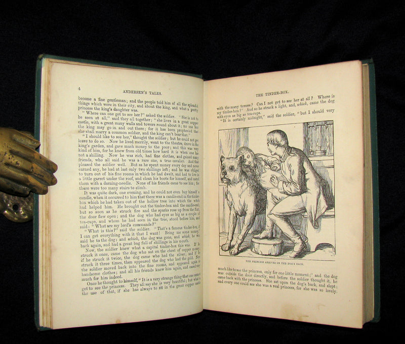 1867 Rare Book - Hans Christian Andersen - FAIRY TALES and Stories illustrated.