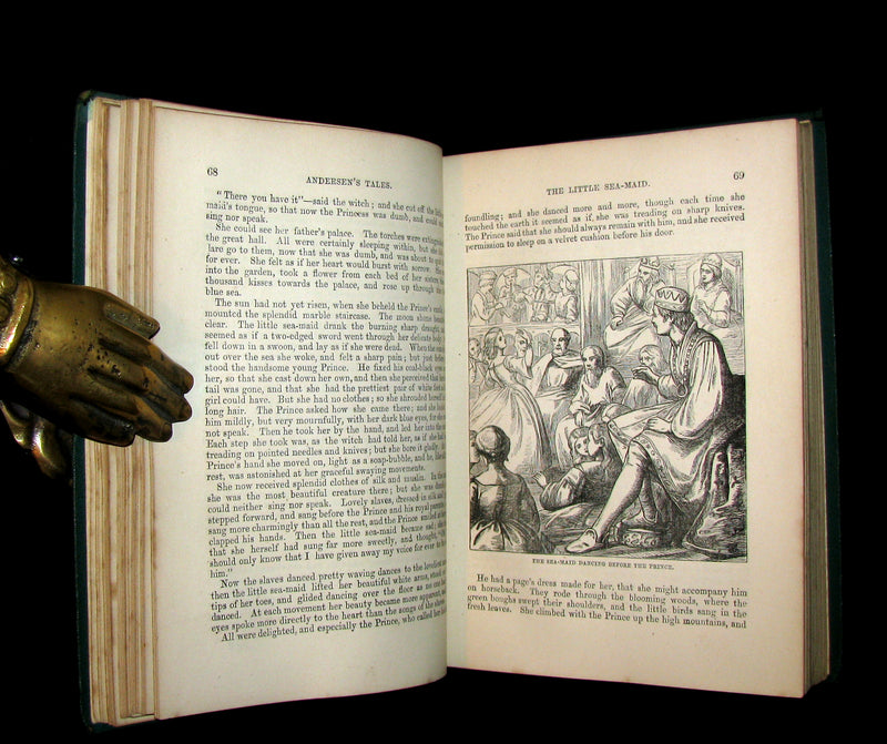 1867 Rare Book - Hans Christian Andersen - FAIRY TALES and Stories illustrated.
