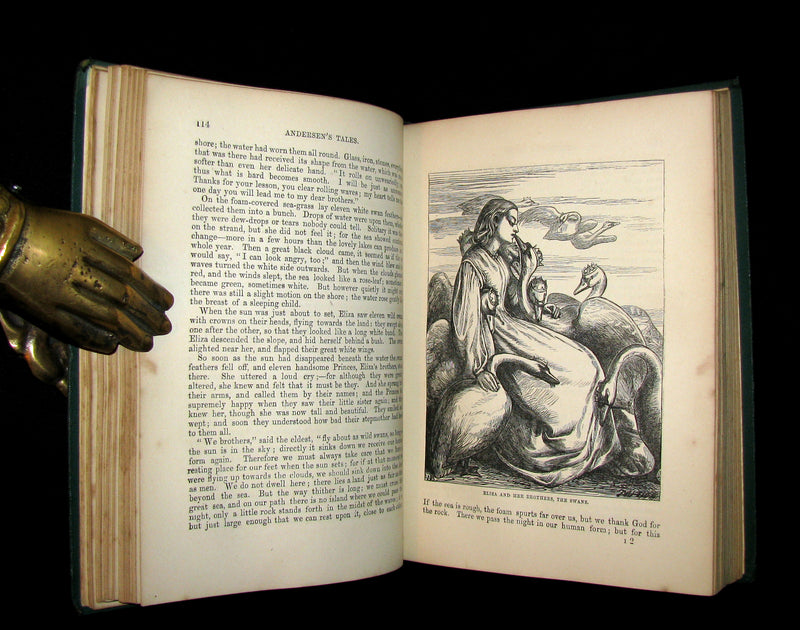 1867 Rare Book - Hans Christian Andersen - FAIRY TALES and Stories illustrated.