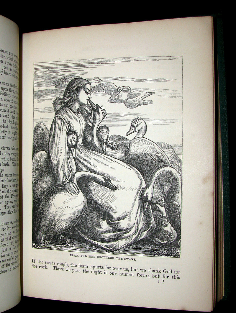 1867 Rare Book - Hans Christian Andersen - FAIRY TALES and Stories illustrated.