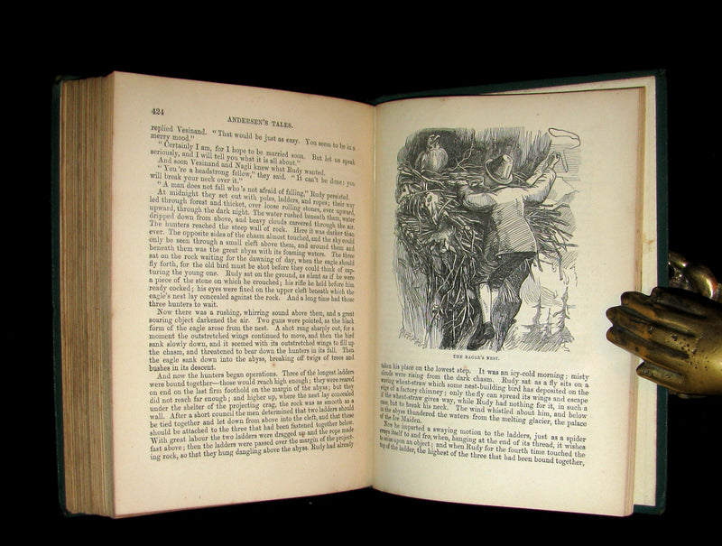 1867 Rare Book - Hans Christian Andersen - FAIRY TALES and Stories illustrated.