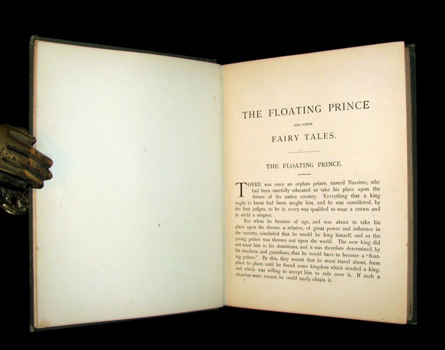 1888 Rare Book - The Floating Prince and Other Fairy Tales by Frank R. Stockton.