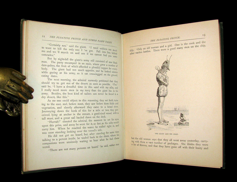 1888 Rare Book - The Floating Prince and Other Fairy Tales by Frank R. Stockton.
