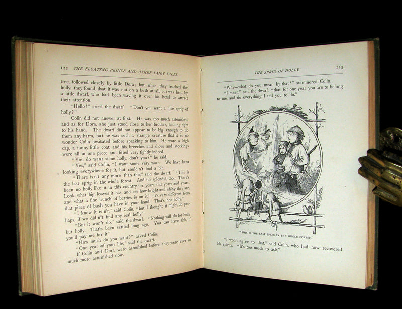 1888 Rare Book - The Floating Prince and Other Fairy Tales by Frank R. Stockton.