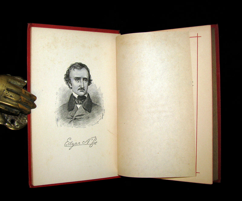 1885 Rare and beautiful Victorian Book - The Poetical Works of EDGAR ALLAN POE.