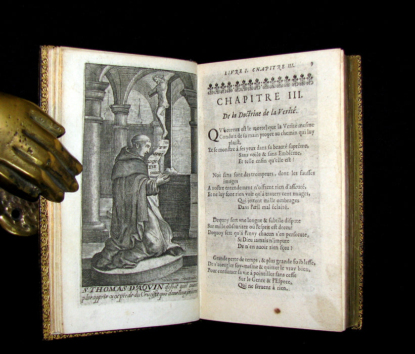 1659 Scarce French Book set - The Imitation of Christ - 117 illustrations.