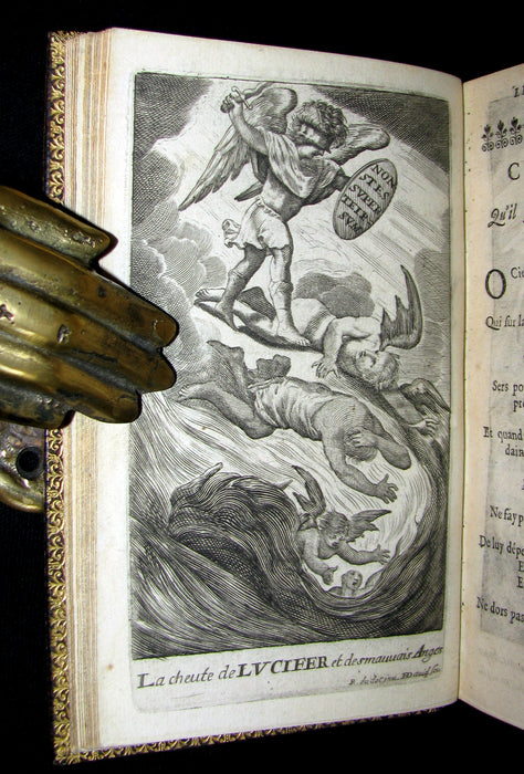 1659 Scarce French Book set - The Imitation of Christ - 117 illustrations.