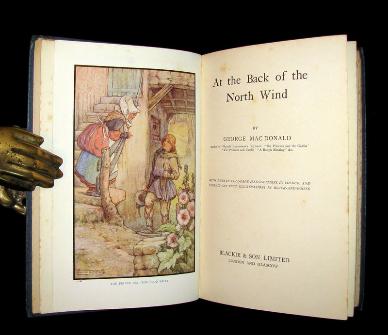 1911 Rare Edition - AT THE BACK OF THE NORTH WIND by George MacDonald.