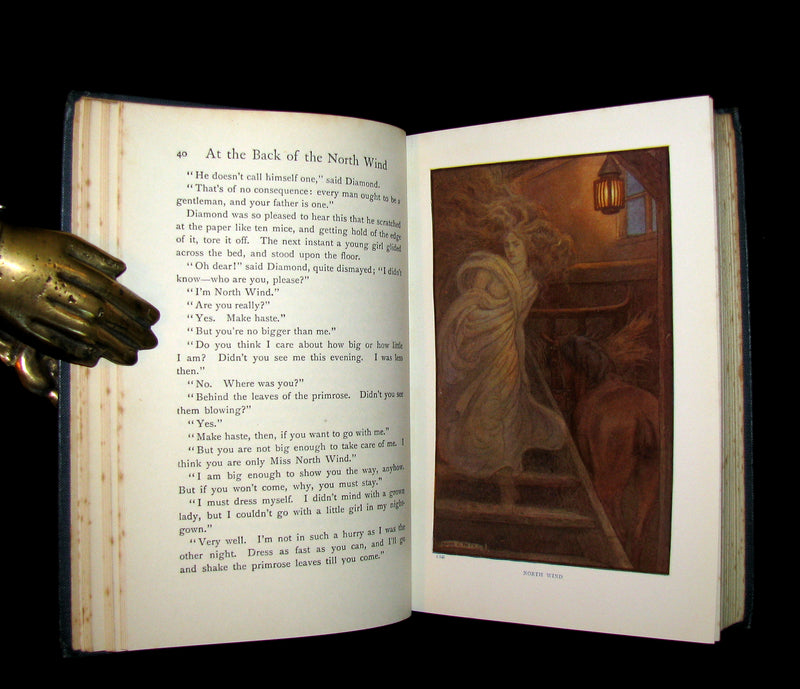 1911 Rare Edition - AT THE BACK OF THE NORTH WIND by George MacDonald.