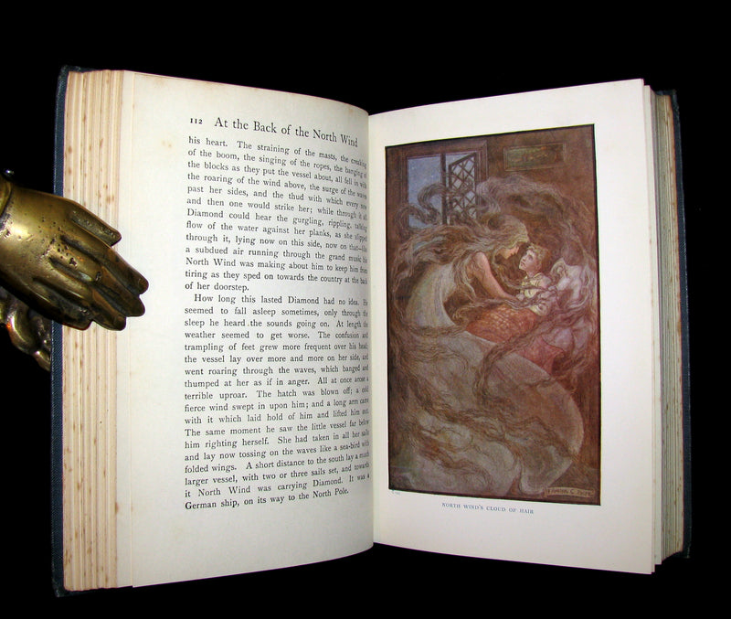 1911 Rare Edition - AT THE BACK OF THE NORTH WIND by George MacDonald.