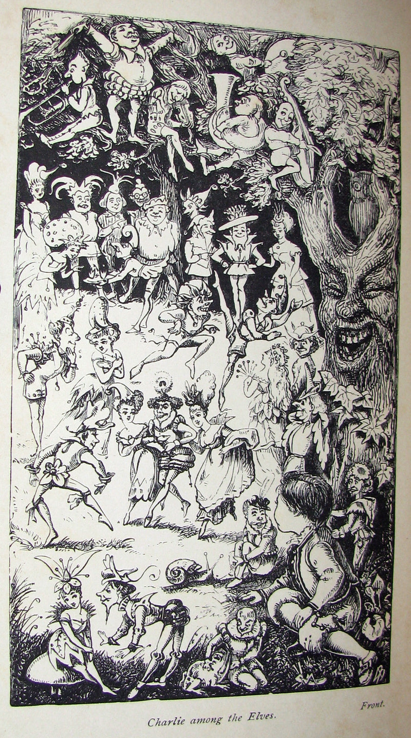 1882 Scare Book - Moonshine Fairy Stories Illustrated by William Brunton. 1st Edition.