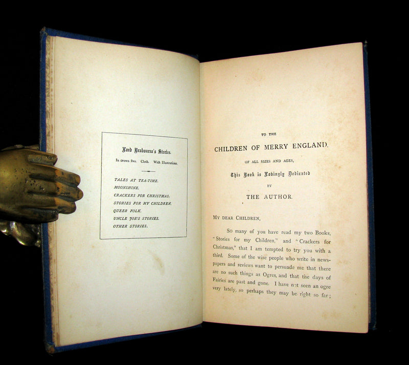 1882 Scare Book - Moonshine Fairy Stories Illustrated by William Brunton. 1st Edition.