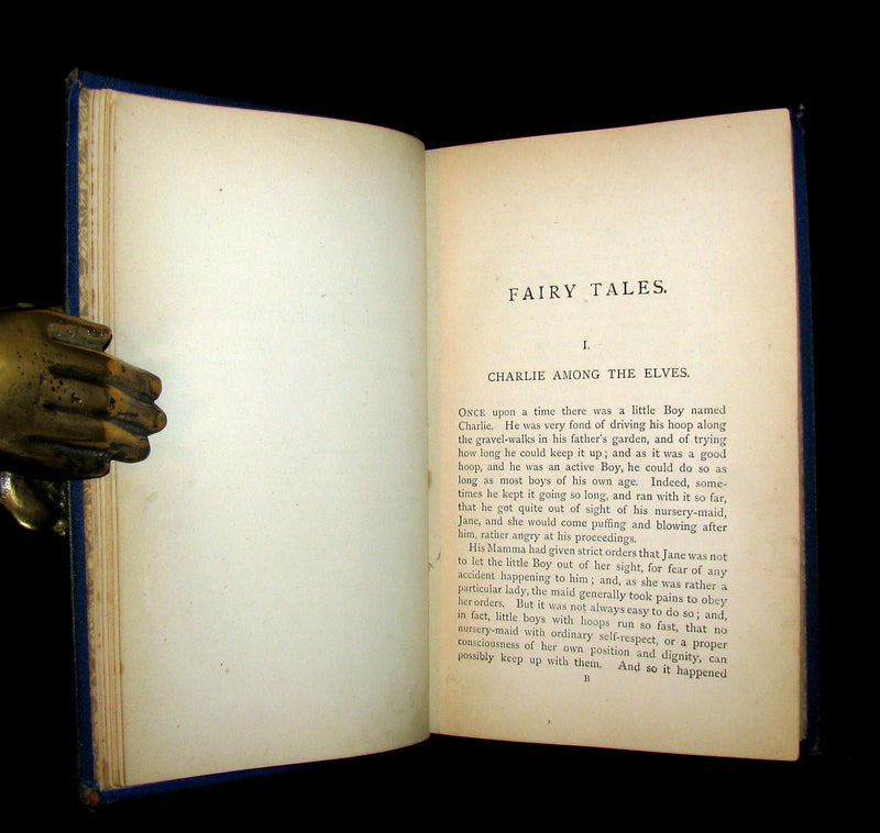 1882 Scare Book - Moonshine Fairy Stories Illustrated by William Brunton. 1st Edition.