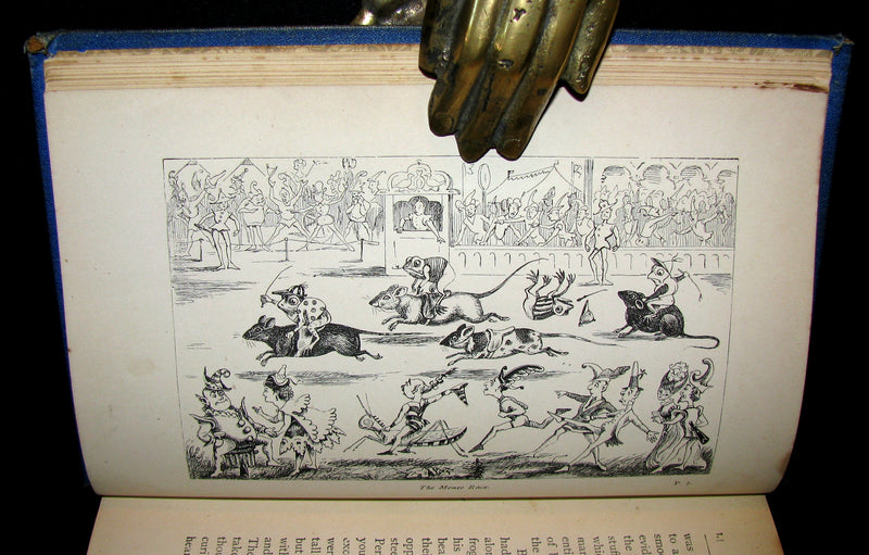 1882 Scare Book - Moonshine Fairy Stories Illustrated by William Brunton. 1st Edition.