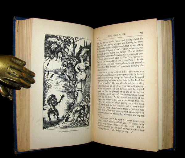 1882 Scare Book - Moonshine Fairy Stories Illustrated by William Brunton. 1st Edition.