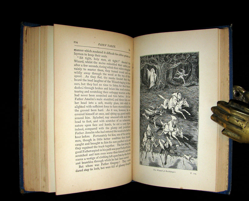 1882 Scare Book - Moonshine Fairy Stories Illustrated by William Brunton. 1st Edition.