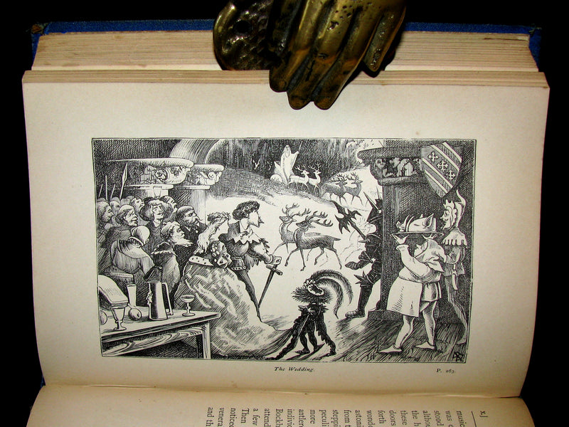 1882 Scare Book - Moonshine Fairy Stories Illustrated by William Brunton. 1st Edition.