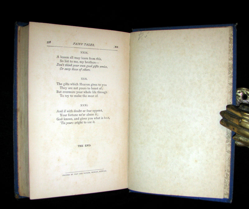 1882 Scare Book - Moonshine Fairy Stories Illustrated by William Brunton. 1st Edition.