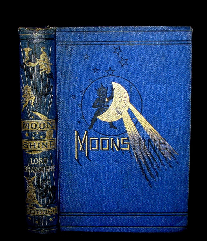 1882 Scare Book - Moonshine Fairy Stories Illustrated by William Brunton. 1st Edition.