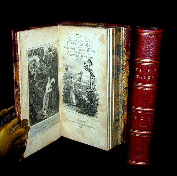 1817 Scarce Book Set - FAIRY TALES and Novels by the Countess d'ANOIS.