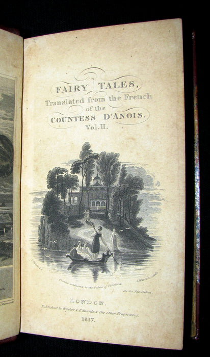 1817 Scarce Book Set - FAIRY TALES and Novels by the Countess d'ANOIS.