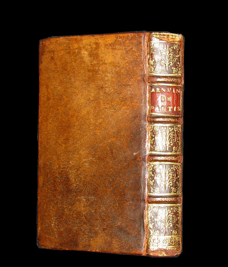 1646 Rare Law Book - De Pactis Tractatus by Arnold Vinnius,  leading jurists of the 17th century.