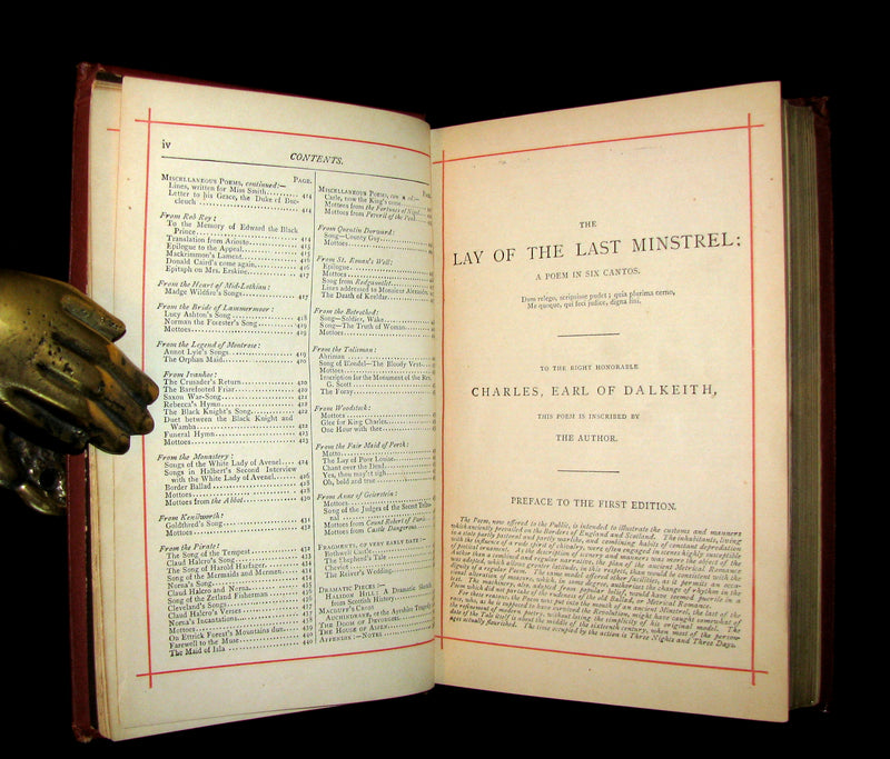 1880 Rare Book ~  The Poetical Works of Sir Walter Scott Illustrated.