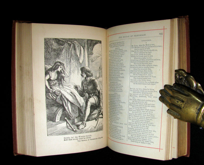 1880 Rare Book ~  The Poetical Works of Sir Walter Scott Illustrated.